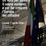 Un voto per l’Europa