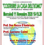 Costruire la casa dell’uomo: la politica in “Fratelli Tutti”