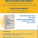 Dare un’anima alla politica – Incontro/dibattito