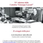 XV Cattedra “Giuseppe Lazzati” – Il coraggio della pace – Andrea Riccardi