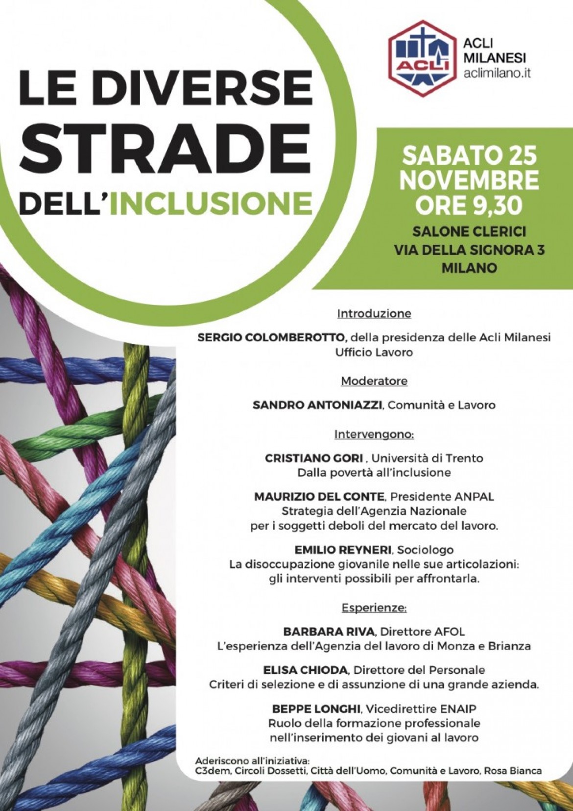 Lavoro, strumento di inclusione e di riconoscimento